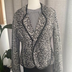Black and White Chico’s Women Blazer